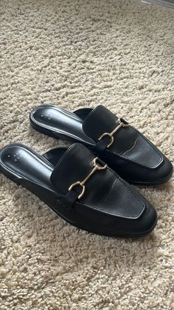 Black Loafer Mules (Brand: A New Day)