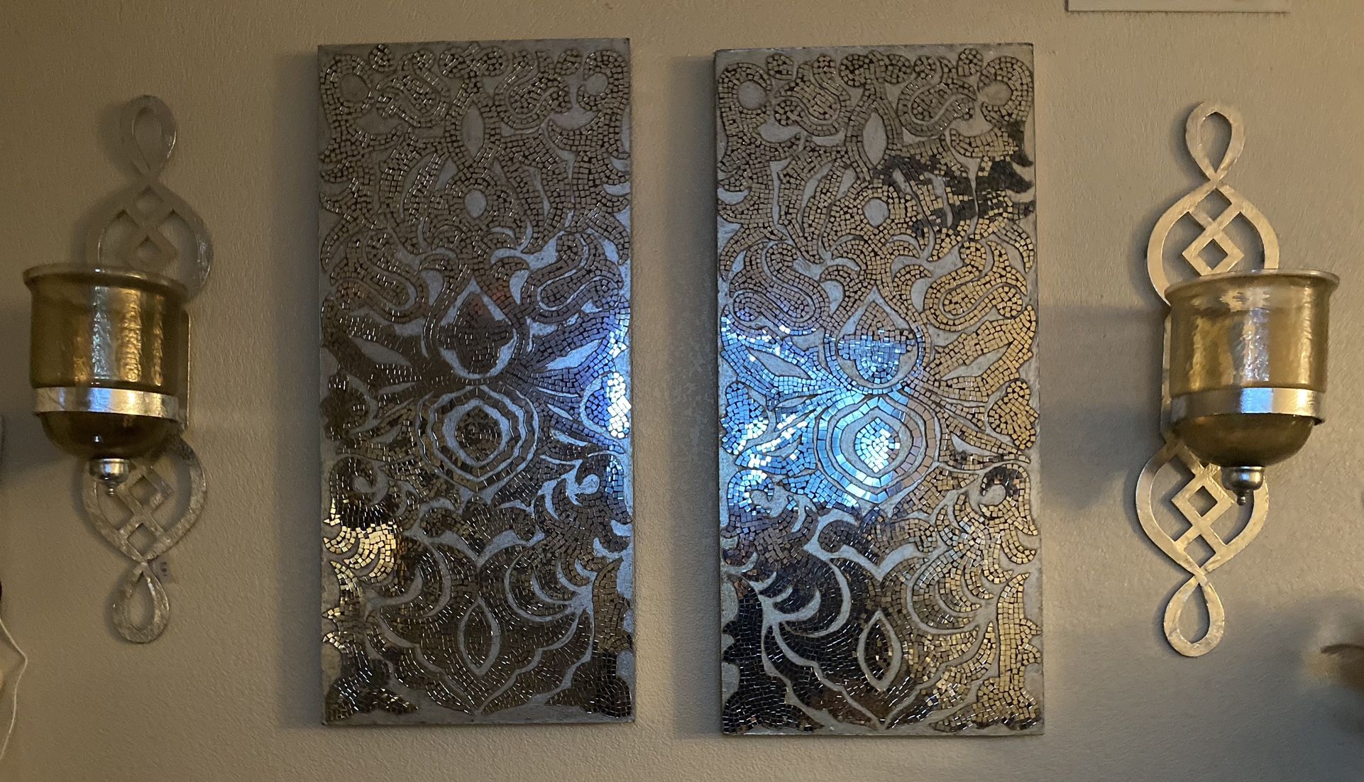 Mosaic Panels Not For Sale Only Beverton Wall Sconce