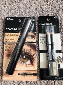 Covergirl~Mascara & brow pencil~black