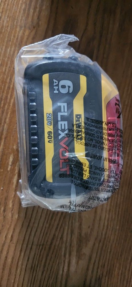 Brand New Dewalt Flexvolt 60volt 6ah Battery 
