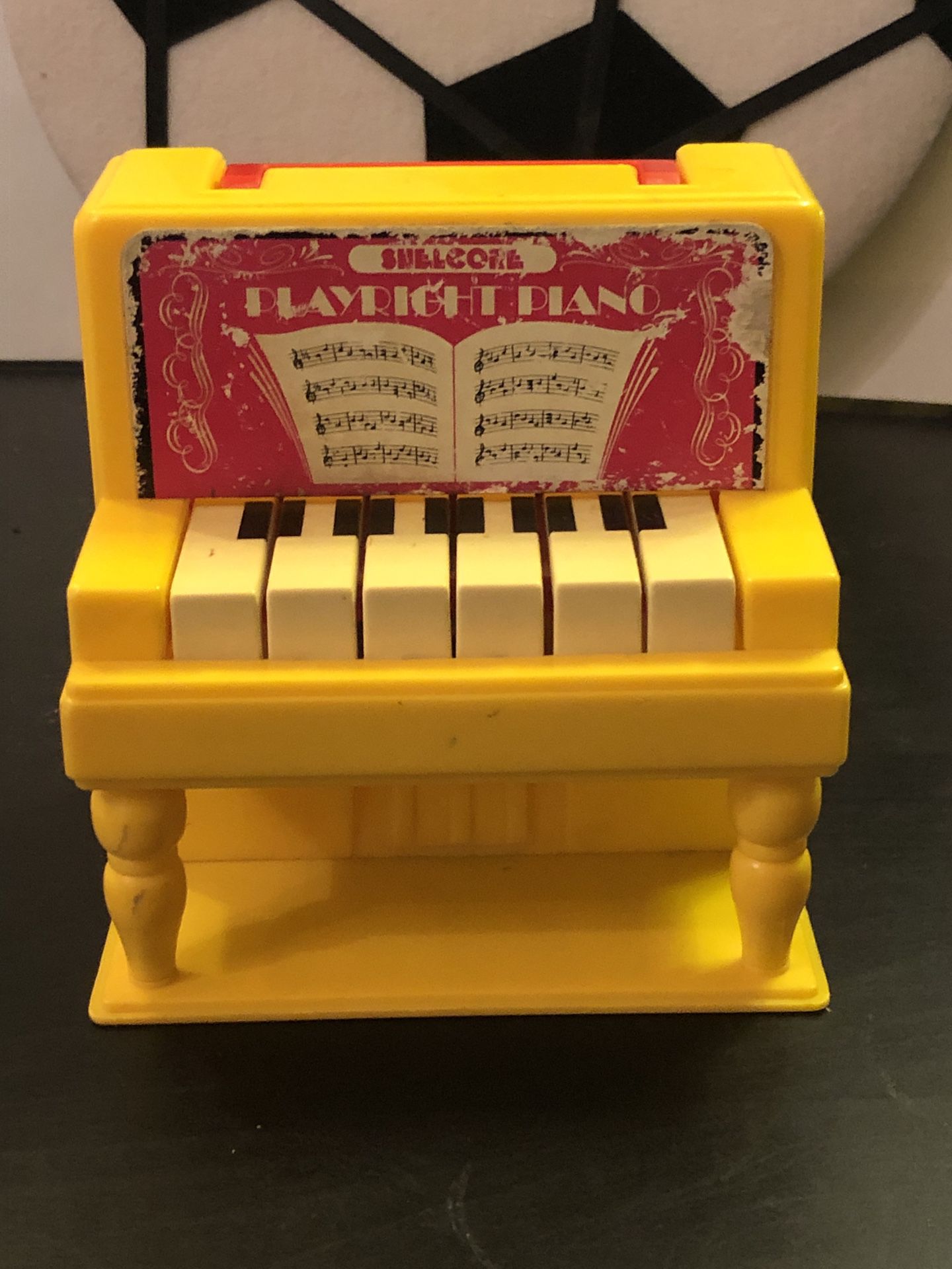Works Toy Piano Vintage Shelcore Playright Piano Childs Toy From 1984