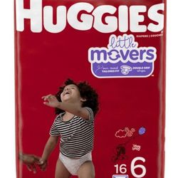 Huggies Little movers Size 6/ 16c