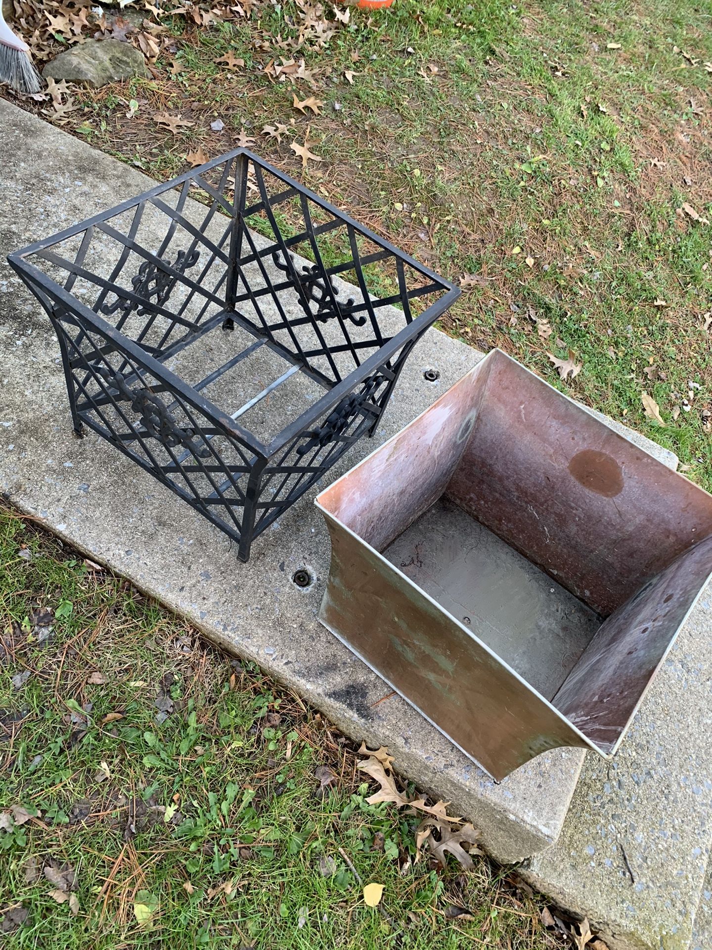 Extra large metal Planter