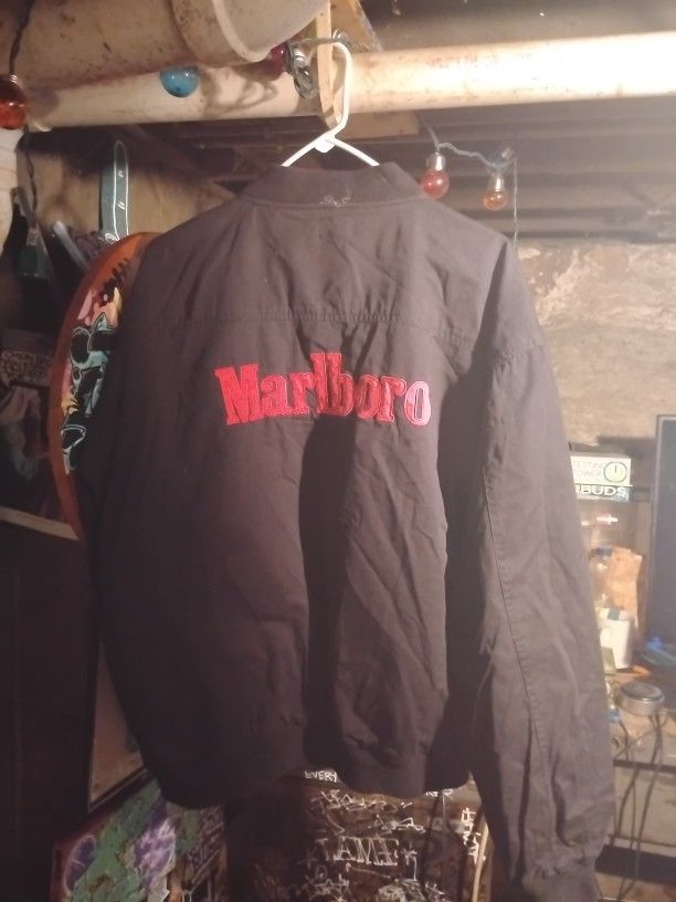 Vintage 1990s Reversible Marlboro Bomber Jacket