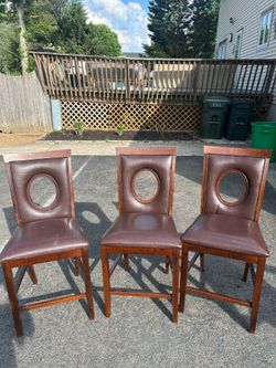 3 Bar Stools / Counter Height Chairs