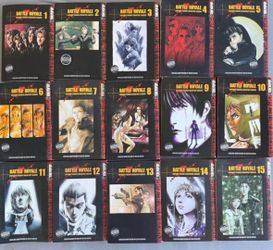 Battle Royale Manga Book complete set 1-15