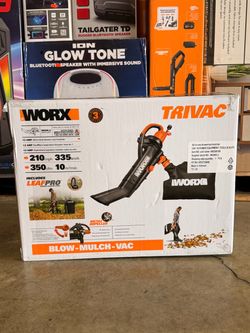 WORX TRIVAC 3-in-1 Blower Mulcher Vacuum Brand New In Box