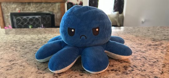Reversible Octopus light blue and blue