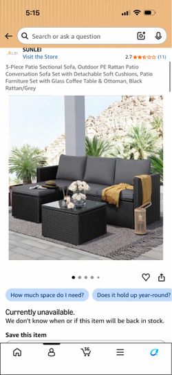 Patio set