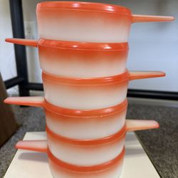 Six MCM Vintage Oven Safe Bowls