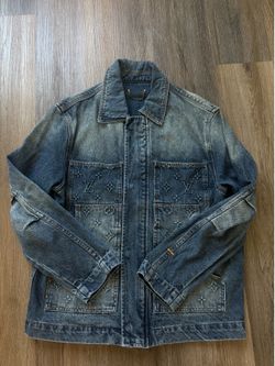 Louis Vuitton Monogram Denim Jacket Size L
