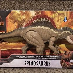 JURASSIC WORLD SPINOSAURUS Extreme Chompin' Camp Cretaceous Mattel 2020