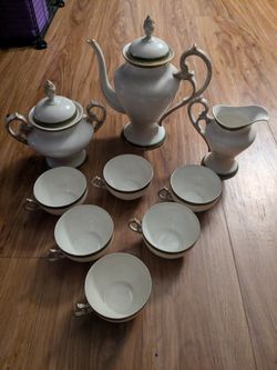 Limoges France Tea Set P. Rougerie