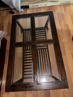 Brown coffee table