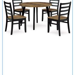 Blondon Dining Table and 4 Chairs