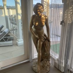 Italian Bronze Garden Statue 