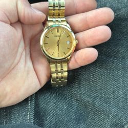Gold Seiko Watch