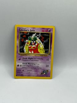 Pokemon Gym Heroes Sabrina’s Jynx Card #59