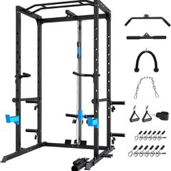 Ultra Fuego Power Cage Home Gym w/ Lat Pulldown [NEW IN BOX] **Retails for $370