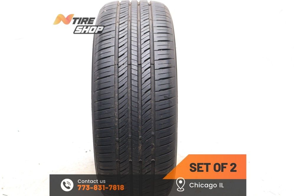 Set of 2 Used 8.5/32 205/50R17 93H Laufenn G Fit AS
