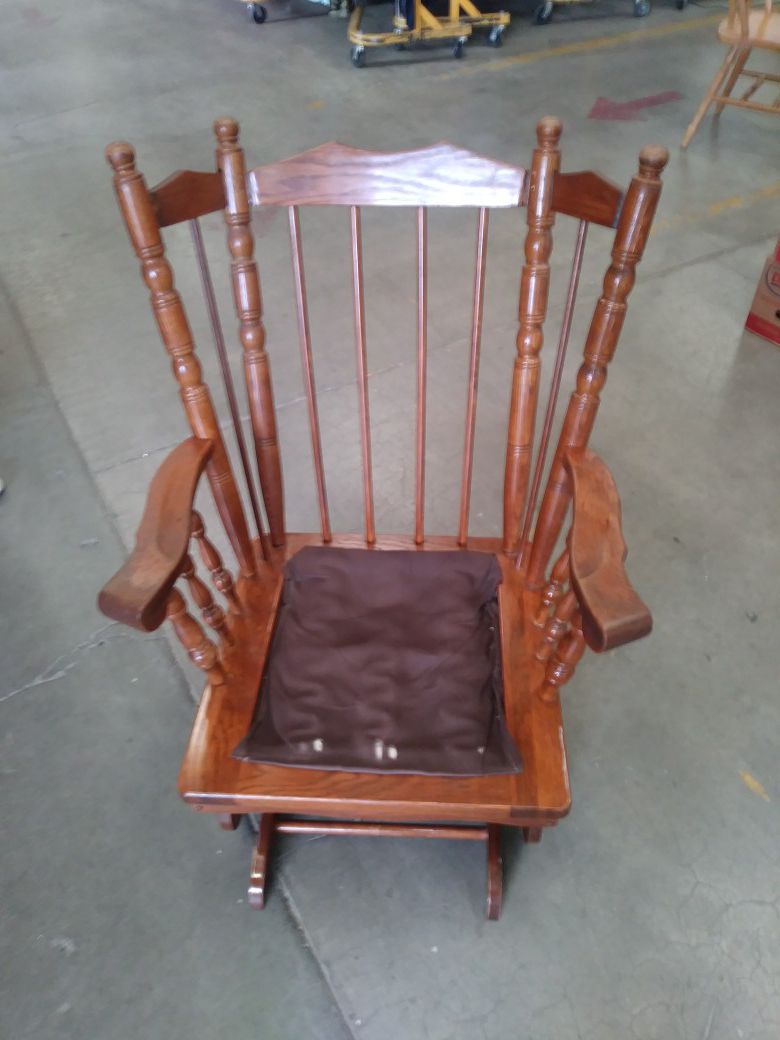 Oversized rocking chair.