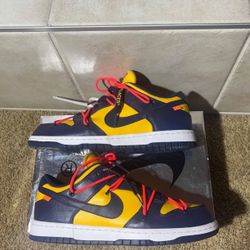 Off-White x Dunk Low 'tUniversity Gold'