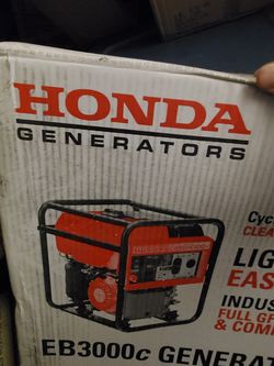 Honda EB3000CK2A 2600W gas generator