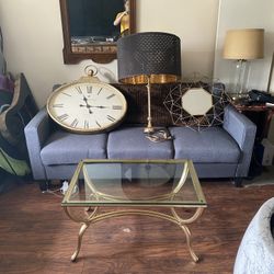 Custom Gold Living Room Set 