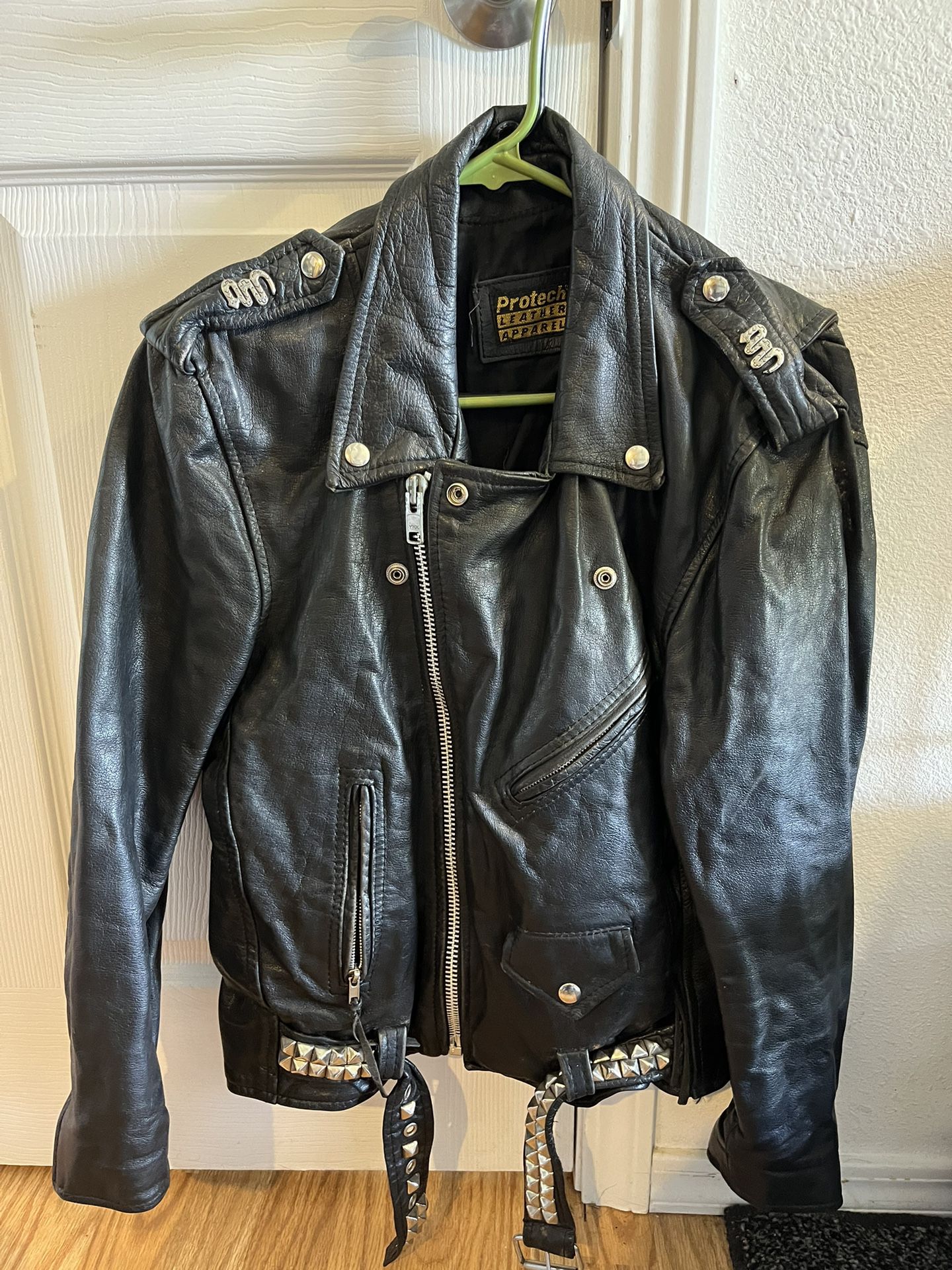 1987 Protech Leather Bikers Jacket