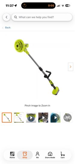 Ryobi 18v cordless power scrubber