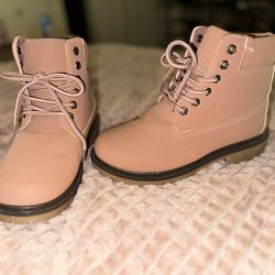 Pink Boots Size 8 Women