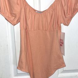 peachy bodysuit 