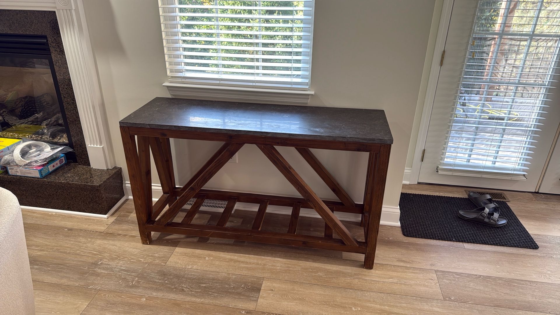 Arhaus Marble Entry Way Table