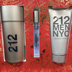 Carolina Herrera 212 Men Nyc Perfume Set