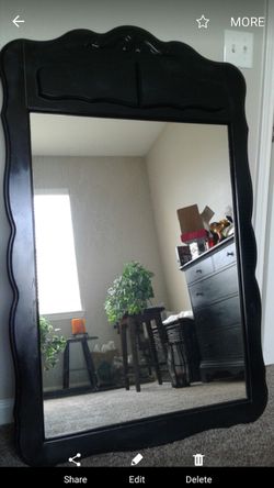 Beautiful Antique Solid Wood Mirror $99.