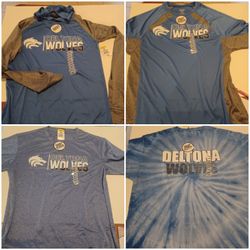 New Deltona High School t shirts & Active sports moisture wick shirts. New with tags  $10 each