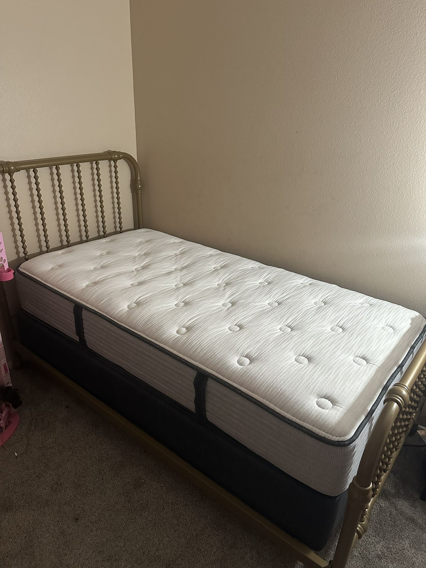 Mattress Box spring And Frame 