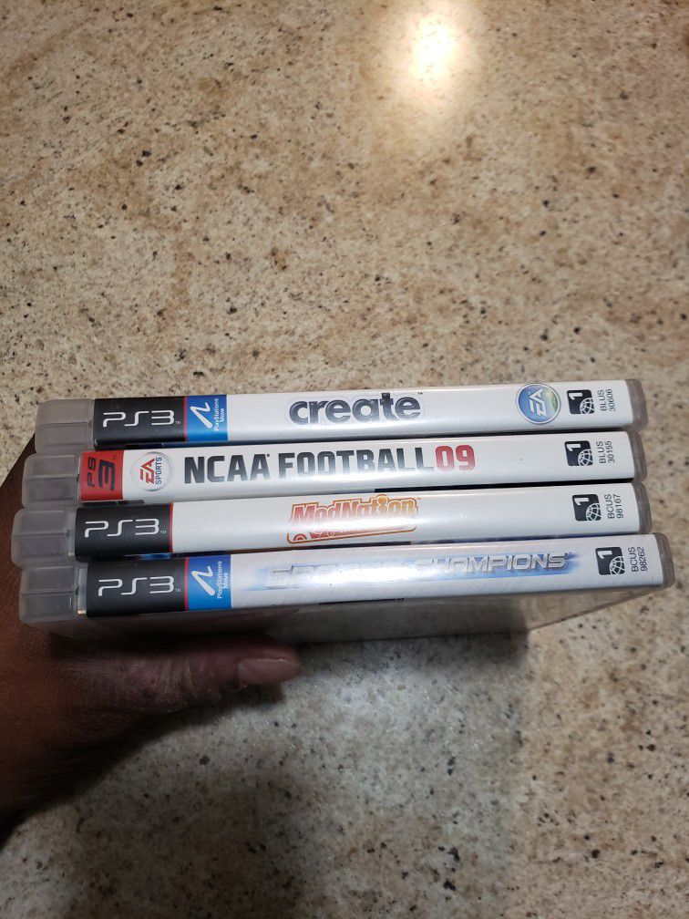 PS3 Games.  Lot Of 4 Good Condition 