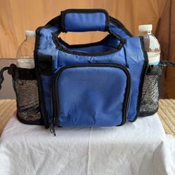 Blue Insulated Cooler Bag