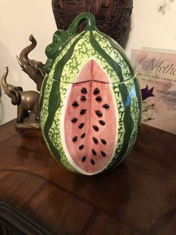 Watermelon Cookie Jar