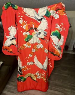 Japanese Kimono Uchikake Wedding Embroidered Furisode