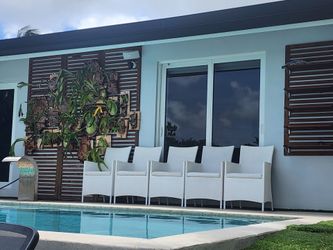 Artefacto outdoor dining chairs