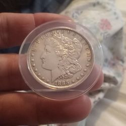 1885 Morgan Silver Dollar