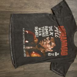 Muhammad Ali “Rumble, Young Man, Rumble” Graphic T-Shirt – Washed Black