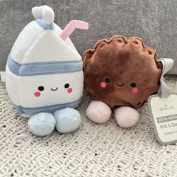 Hallmark “Milk & Cookie” Better together magnetic plush