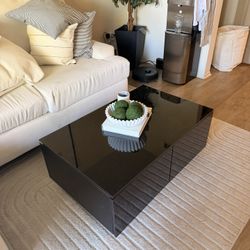 Black Coffee Table With Storage