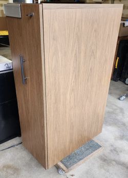 Large Heavy-Duty Wood Filing / Storage Cabinet with Lock
