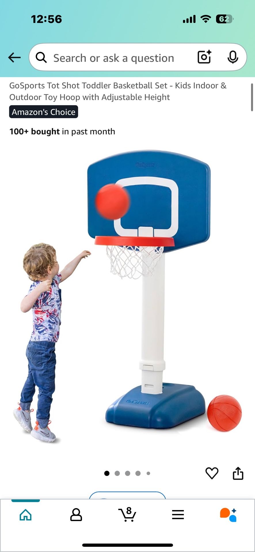 Used Kids Basketball hoop