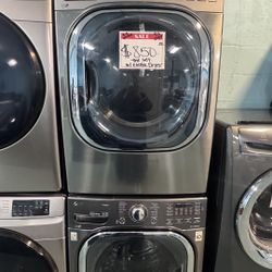 LG Front Load Washer And Electric Dryer Set 20% Off 