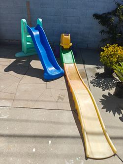 Little tikes slide and roller coaster for toddlers